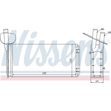 Heizkühler PKW | VW T4 vorne | 73965