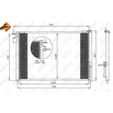 Kondensator, Klimaanlage EASY FIT 35635