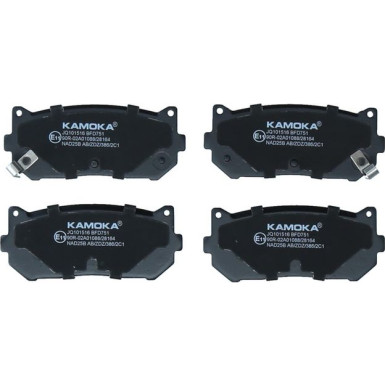 KAMOKA Bremsbelagsatz, Scheibenbremse