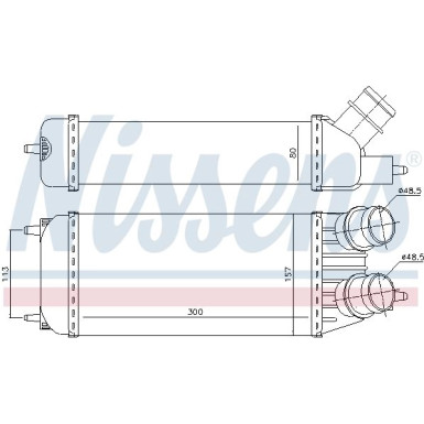 Ladeluftkühler PKW PEUGEOT EXPERT 1.6 HDI 07 FIRST FIT 96613