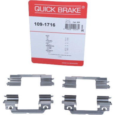 391-1716 Montagesatz f.Bremsklötze | PEUGEOT Expert | 109-1716