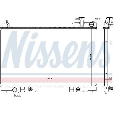 Wasserkühler PKW | INFINITI FX35 AUT 03 | 68119