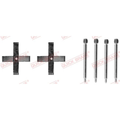 391-1271 Montagesatz f.Bremsklötze | OPEL Omega 94 | 109-1271