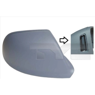 SPIEGELVERKLEIDUNG L grundiert +SPURW-ASS | AUDI Q5 11,08-4,16/Q7 3,06-1,16 | 302-0118-2