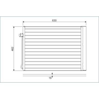 VALEO Kondensator, Klimaanlage 814367