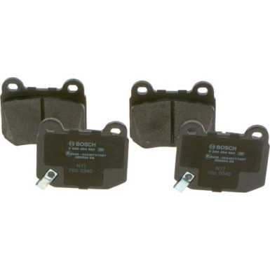 Bremsklötze HA | SUBARU Forester 13 | 0 986 494 865