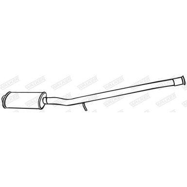 WALKER Endschalldämpfer 19298