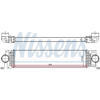 Ladeluftkühler PKW Ford Mondeo V CNG 14 FIRST FIT 961235