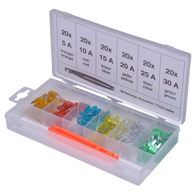 S8115 SW-Stahl Kfz-Mini-Sicherungssatz 121 teilig