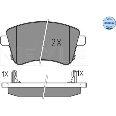 Bremsbelagsatz Kia P. Venga 10- Mit Sensor | 025 251 8419/W