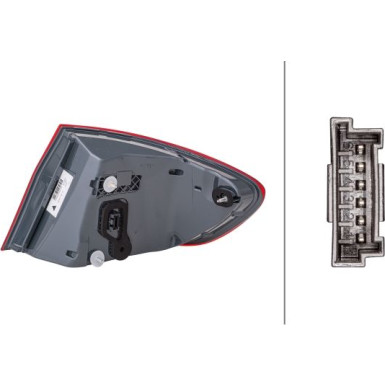 HECKLEUCHTE HELLA | BMW 5ER F10 LIM 09-16 | 2SD 011 144-311 HECKLEUCHTE HELLA | BMW 5ER F10 LIM 09-16 | 2SD 011 144-311