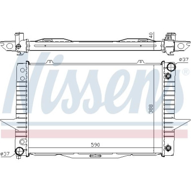 Wasserkühler PKW | VOLVO 850 TURBO (94-) | 65540A
