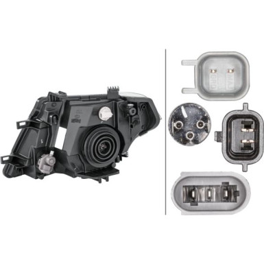 SCHEINWERFER R H4 HELLA | NISSAN NAVARA 04 | 1EE 238 055-021 SCHEINWERFER R H4 HELLA | NISSAN NAVARA 04 | 1EE 238 055-021