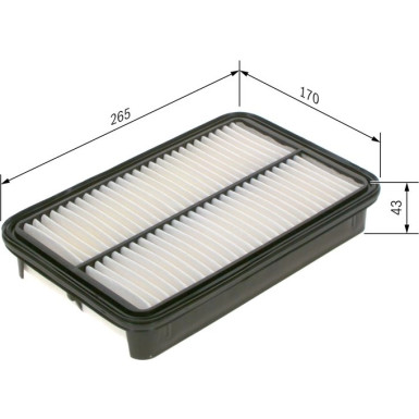 Luftfilter | TOYOTA,MAZDA | 1457433958