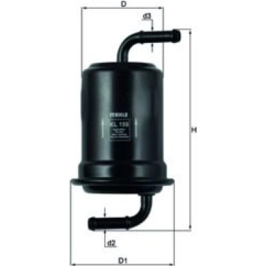 MAHLE Kraftstofffilter | KL 159
