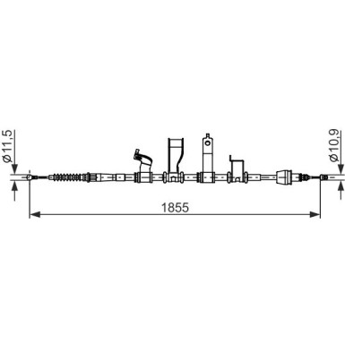 Handbremsseil re | HYUNDAI | 1987482685 Handbremsseil re | HYUNDAI | 1987482685