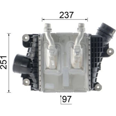 Ladeluftkühler BEHR Premium Line CI 332 000P