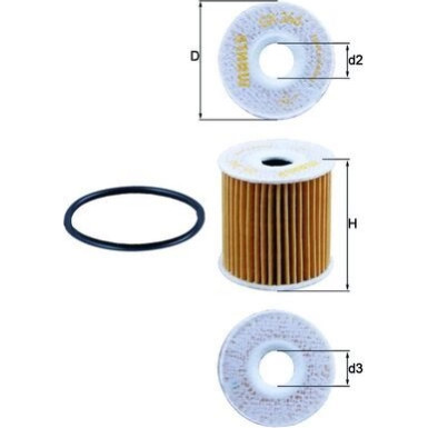 MAHLE Ölfilter | OX 346D
