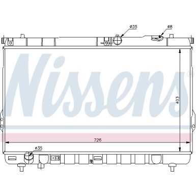 Wasserkühler PKW | HYUNDAI SANTA FE 2,0CRDI 83kW 01-06 | 67031