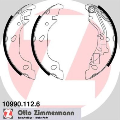 ZIMMERMANN Bremsbacken | 10990.112.6