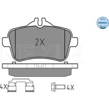 Bremsbelagsatz Db T. W166/X166 Gl/Ml 11 | 252521518