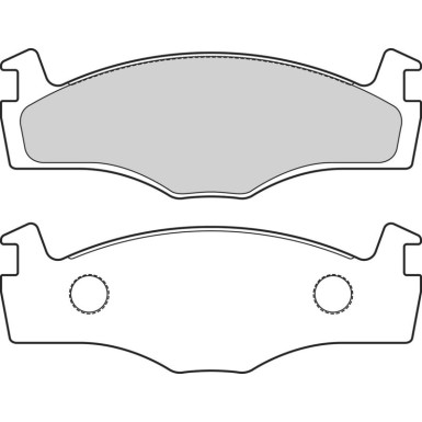 VALEO Bremsbeläge 302656