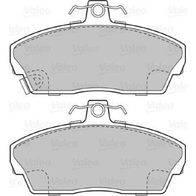 VALEO Bremsbeläge 598022