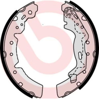 Bremsbackensatz HA TOYOTA Carina , Corolla 92-02 ESSENTIAL LINE S 83 510