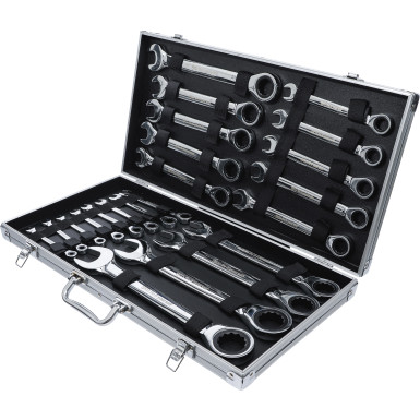 BGS Ratschenring-Maulschlüssel-Satz SW 6 - 32 mm 22-tlg BGS Do it yourself 30009