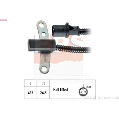 EPS Impulsgeber, Kurbelwelle 1.953.253 Made in Italy - OE Equivalent