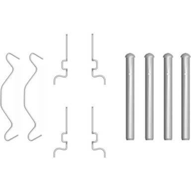 1 987 474 313 Zubehörsatz, Scheibenbremsbelag