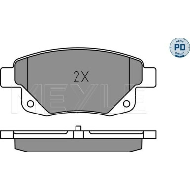 Bremsklötze HA Platinum | FORD Transit 06 | 025 244 8617/PD