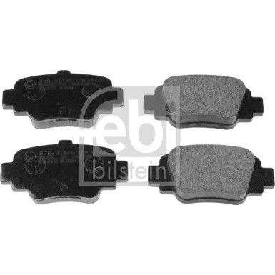 FEBI BILSTEIN Bremsbeläge 16269