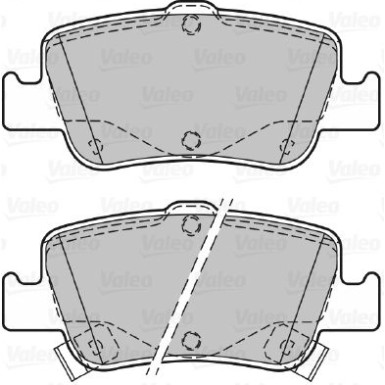 VALEO Bremsbeläge 601377