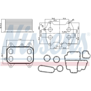 Ölkühler PKW AUDI A1 10 FIRST FIT 90681 Ölkühler PKW AUDI A1 10 FIRST FIT 90681