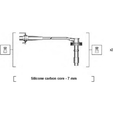 MAGNETI MARELLI Zündleitungssatz MAGNETI MARELLI Zündleitungssatz