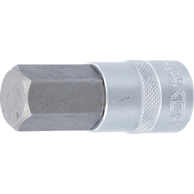 BGS Bit-Einsatz | Länge 70 mm | Antrieb Innenvierkant 12,5 mm (1/2"""") | Innensechskant 22 mm | 4295