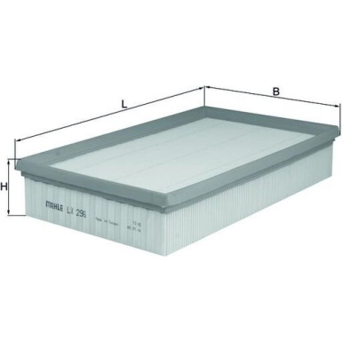 MAHLE Luftfilter | LX 296