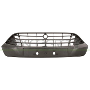 GRILL MITTE +STOßLEISTE SCHWARZ PQ | FORD TRANSIT CUSTOM 4,12-4,18 | 2787,415,1