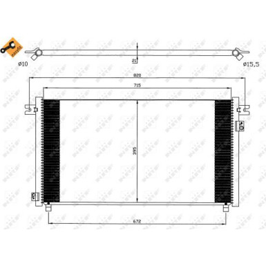 Kondensator, Klimaanlage EASY FIT 35574