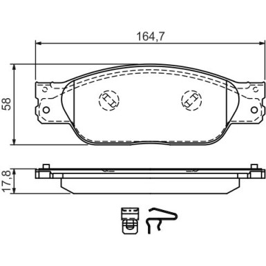 0 986 494 355 Bremsbelagsatz, Scheibenbremse 0 986 494 355 Bremsbelagsatz, Scheibenbremse