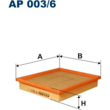 FILTRON Luftfilter AP 003/6