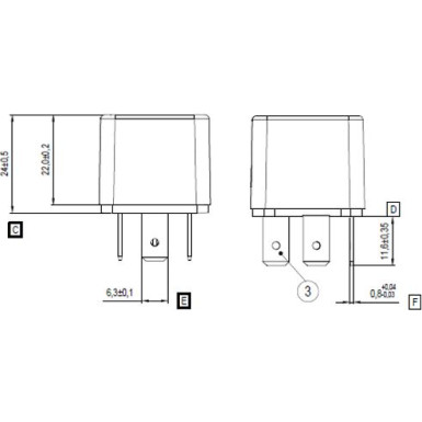 0 986 332 209 Relais, Hupe/Horn