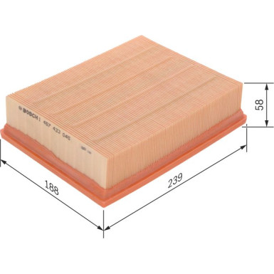 Luftfilter | OPEL Vectra | 1457433045