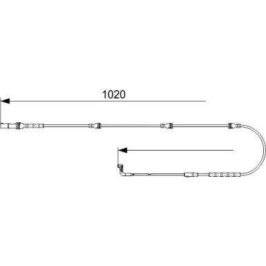 1 987 473 567 Warnkontakt, Bremsbelagverschleiß