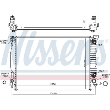 Wasserkühler PKW | AUDI A4 00 | 60307A