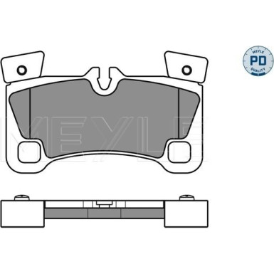 Bremsbelagsatz Vw T. Touareg 02-/Q7/Cayenne | 025 242 9616/PD
