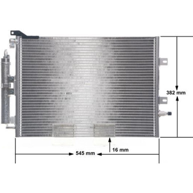 Kondensator, Klimaanlage BEHR AC 720 000S