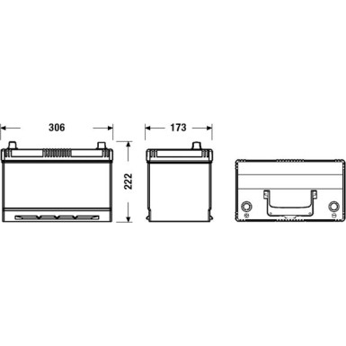 EXIDE Starterbatterie | EL955