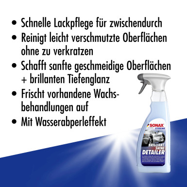 Sonax Xtreme Brillant Shine Detailer 750 ml XTREME BrilliantShine Detailer 02874000